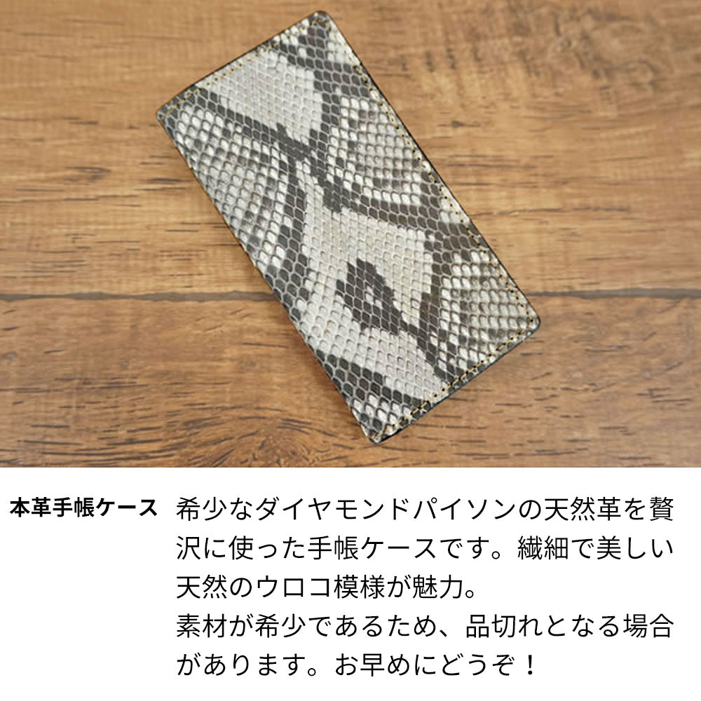 Galaxy S25 SC-51F docomo ダイヤモンドパイソン(本革) 手帳型ケース