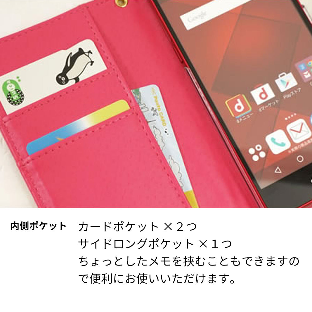 Android One S9 Y!mobile ローズ&カメリア 手帳型ケース