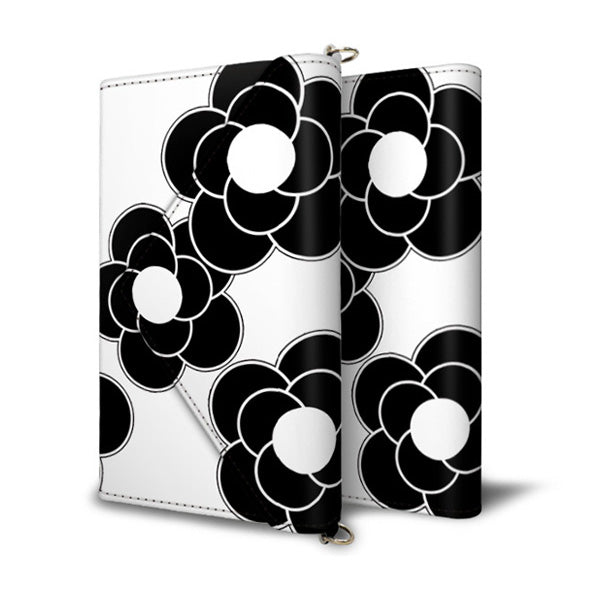 Galaxy S25 SM-S931Z SoftBank スマホケース 手帳型 三つ折りタイプ レター型 フラワー 耐衝撃