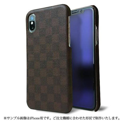 AQUOS R10 SH-M31 チェックパターンまるっと全貼りハードケース