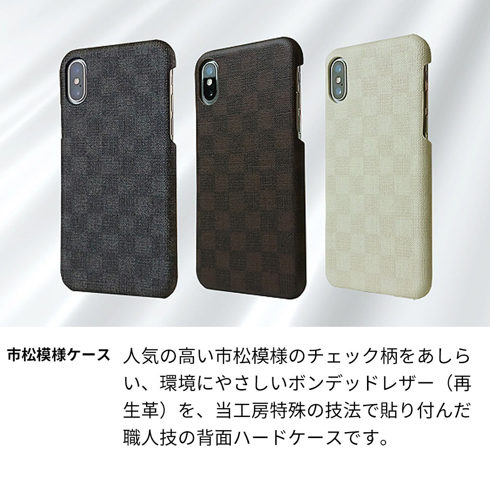 Galaxy S24 FE SCG30 au チェックパターンまるっと全貼りハードケース