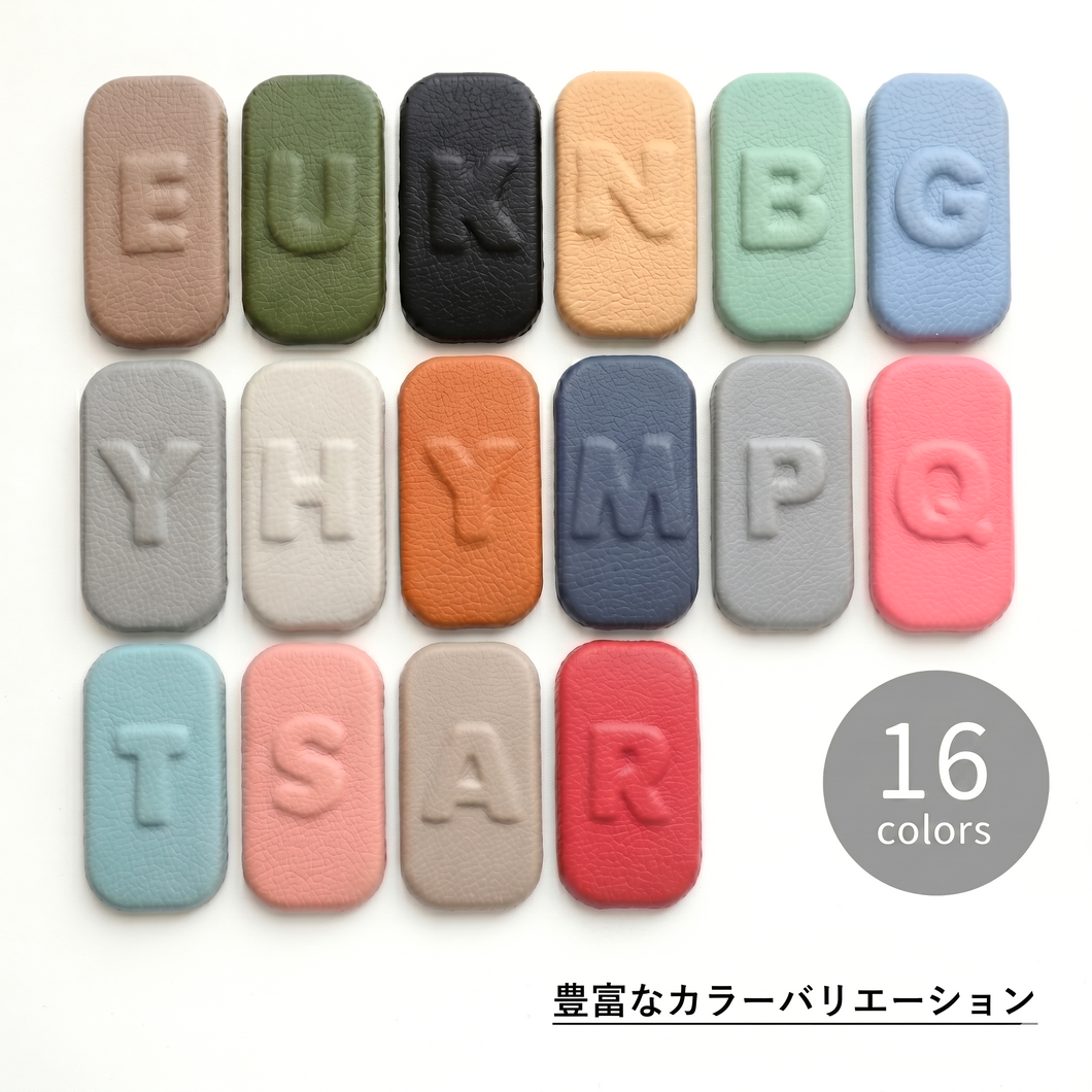 姫路レザー イニシャル入り スマホスタンド ころん シュリンクレザー
