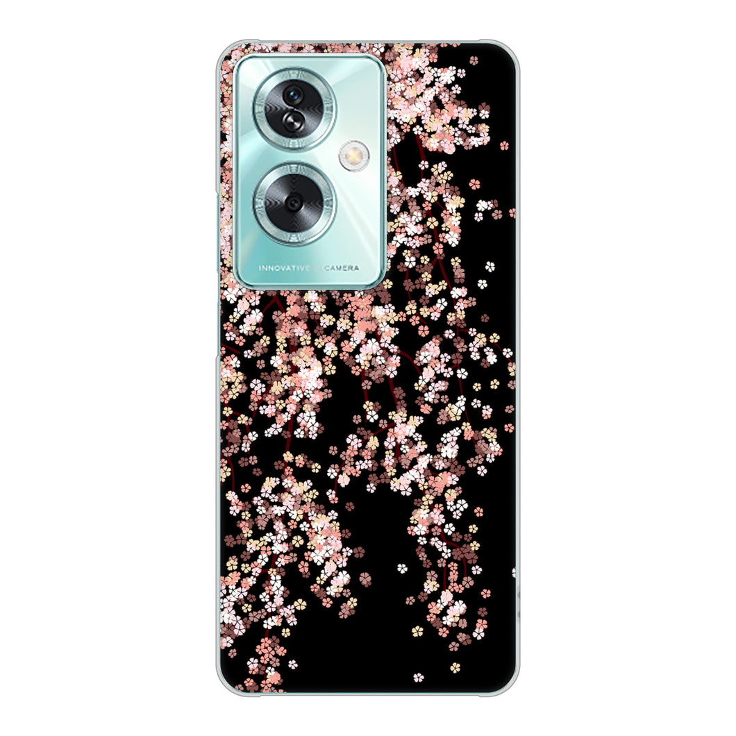 OPPO A79 5G A303OP Y!mobile 1244 しだれ桜 ハードケース 背面印刷