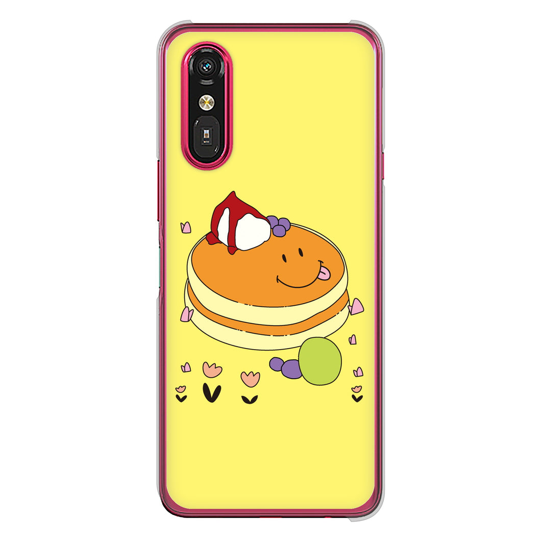 らくらくスマートフォン a A401FC Y!mobile 高画質仕上げ 背面印刷 ハードケーススイーツイラスト