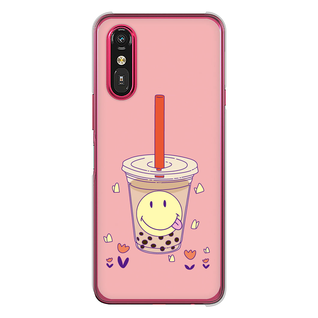 らくらくスマートフォン a A401FC Y!mobile 高画質仕上げ 背面印刷 ハードケーススイーツイラスト