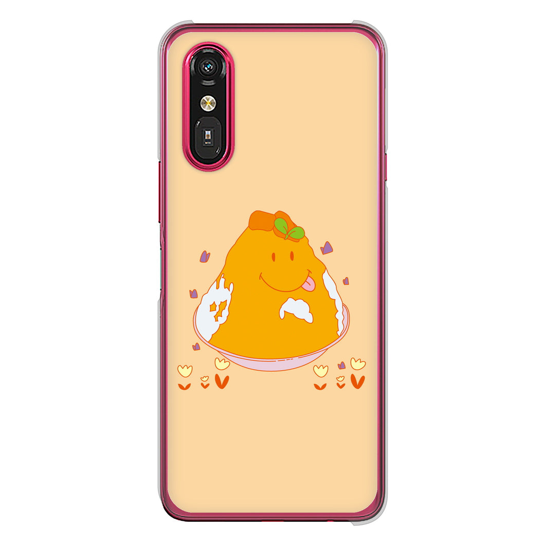 らくらくスマートフォン a A401FC Y!mobile 高画質仕上げ 背面印刷 ハードケーススイーツイラスト