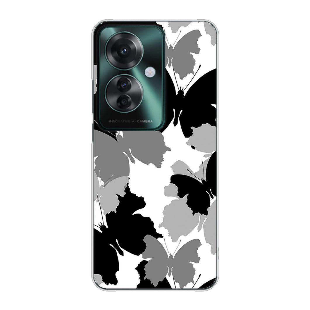 OPPO Reno11 A A401OP Y!mobile 1336 夜の蝶 ハードケース 背面印刷