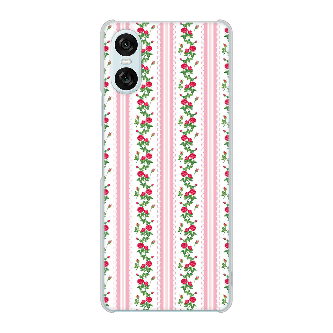 Xperia 10 VI A402SO SoftBank 高画質仕上げ 背面印刷 ハードケースイングリッシュガーデン