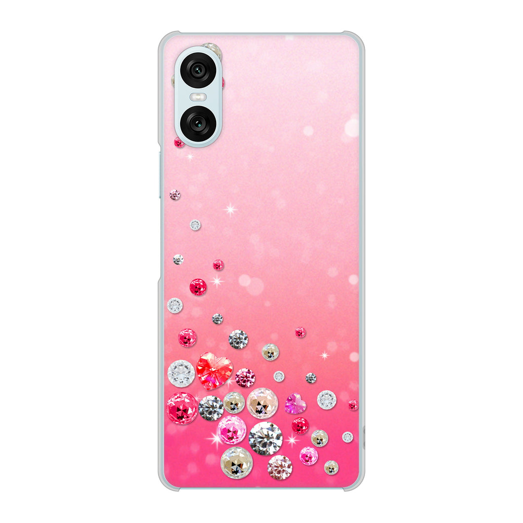 Xperia 10 VI A402SO SoftBank 高画質仕上げ 背面印刷 ハードケーススワロデコ風プリント