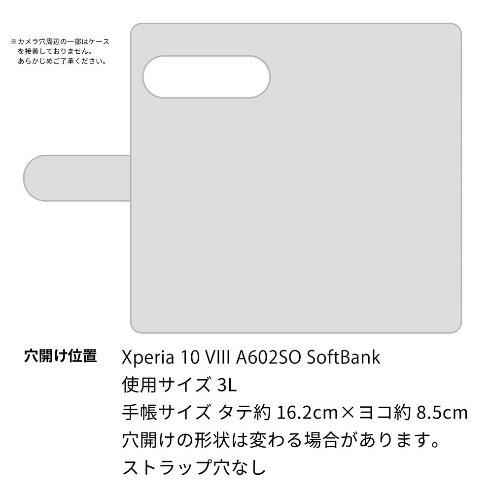 Xperia 10 VIII A602SO SoftBank スマホケース 手帳型 ベルト付き ベルト一体型 本革 栃木レザー Sジーンズ 3段ポケット 耐衝撃