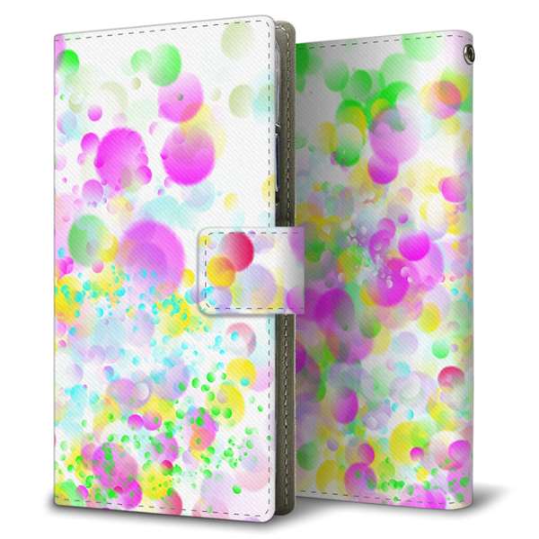 AQUOS sense9 SH-M29 高画質仕上げ プリント手帳型ケース ( 薄型スリム ) 【YB823 バブル】