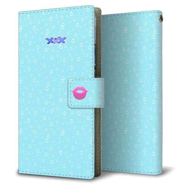 AQUOS sense9 SH-53E docomo 高画質仕上げ プリント手帳型ケース ( 薄型スリム ) 【YB924 シュワシュワ】