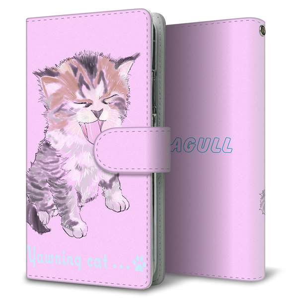 arrows We2 FCG02 au 高画質仕上げ プリント手帳型ケース ( 通常型 )らぶねこ