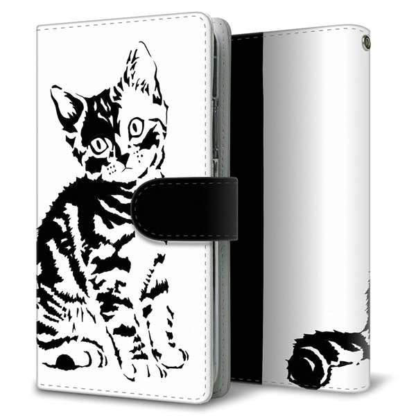 arrows We2 FCG02 au 高画質仕上げ プリント手帳型ケース ( 通常型 )動物の切り絵