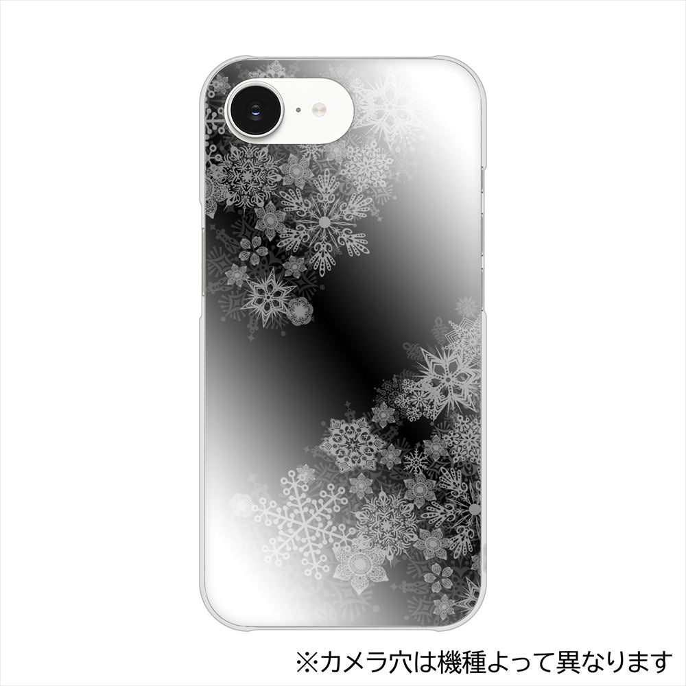 OPPO Reno15 A CPH2801 YJ340 モノトーン 雪の結晶 ハードケース 背面印刷