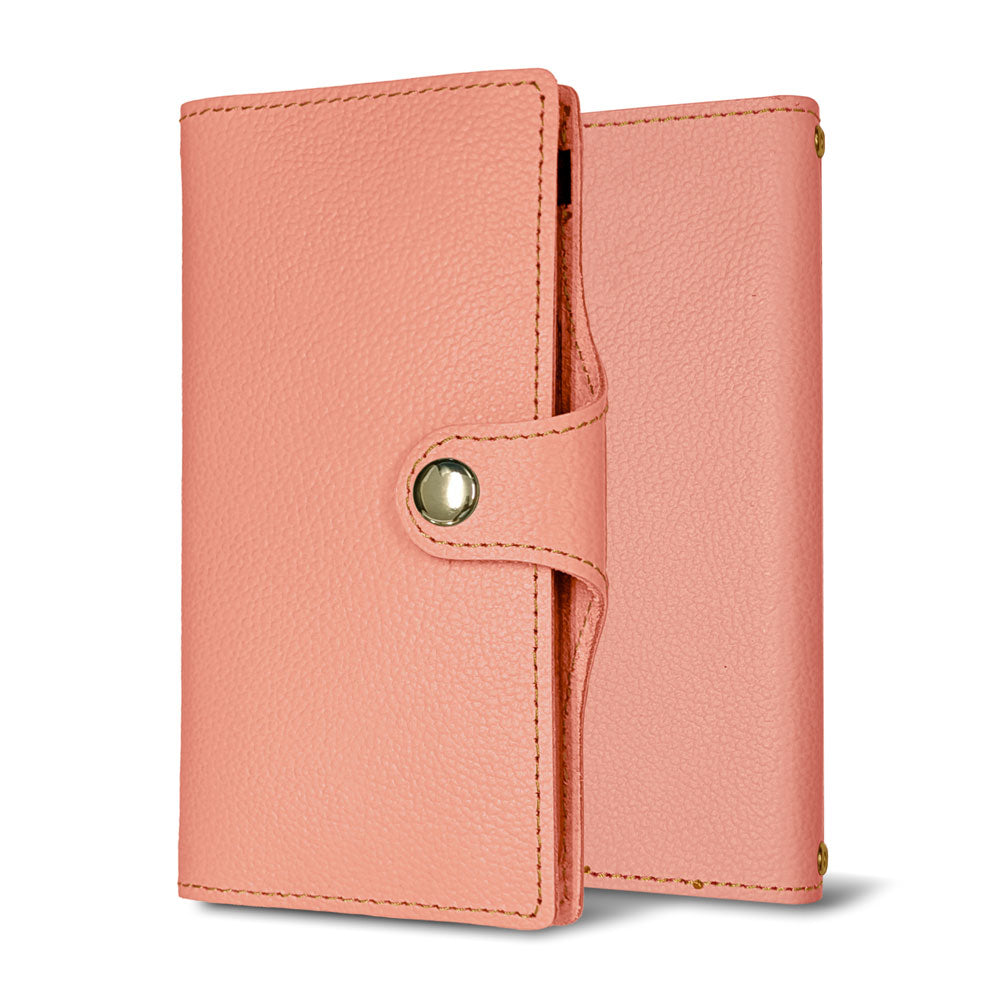 Xperia 10 VI SOG14 au 姫路レザー new シュリンクレザー ナチュラルカラー スマホケース手帳型 ベルト付き 本革 耐衝撃