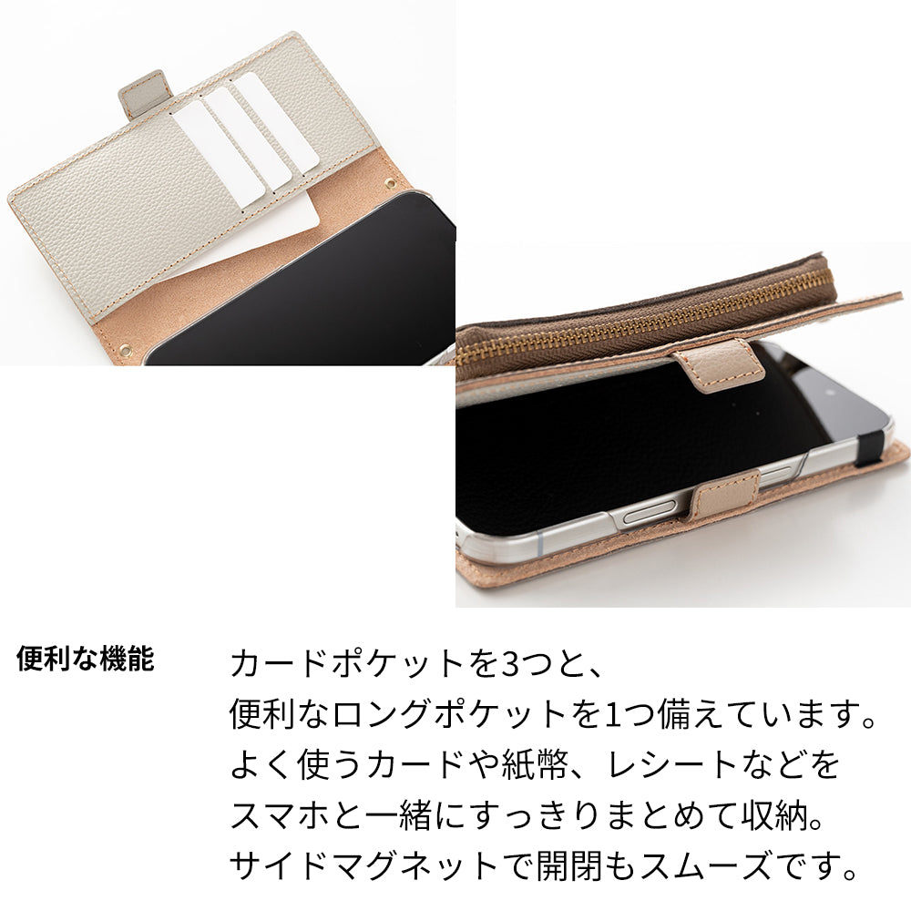 Xperia X Performance SOV33 au 姫路レザー シュリンクレザー コインケース付き スマホケース 手帳型 本革 サイドマグネット スマホショルダー