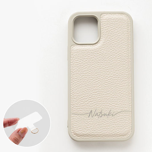 AQUOS sense4 basic A003SH Y!mobile Simple 名入れ スマホケース スマホショルダー カラーリアケース