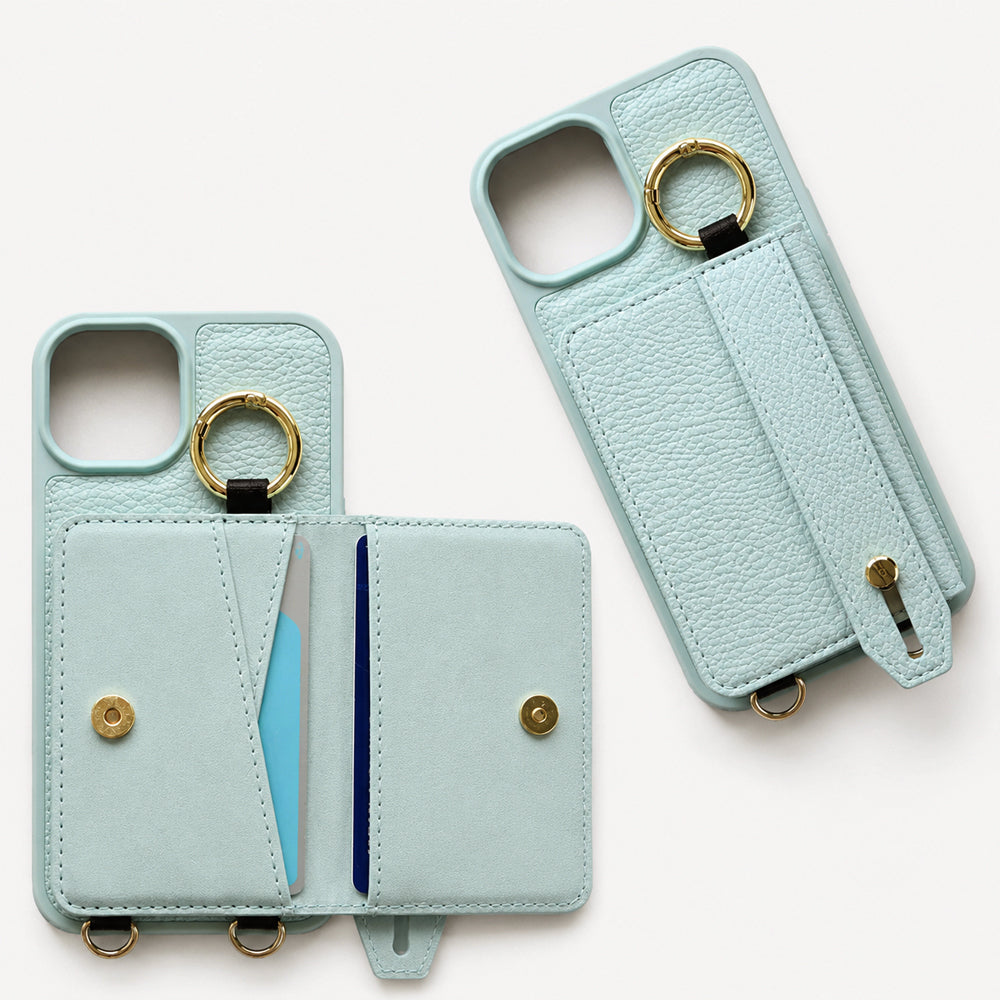 Google Pixel 8 ベルト付き 2つ折りカードケース カラーリアケース