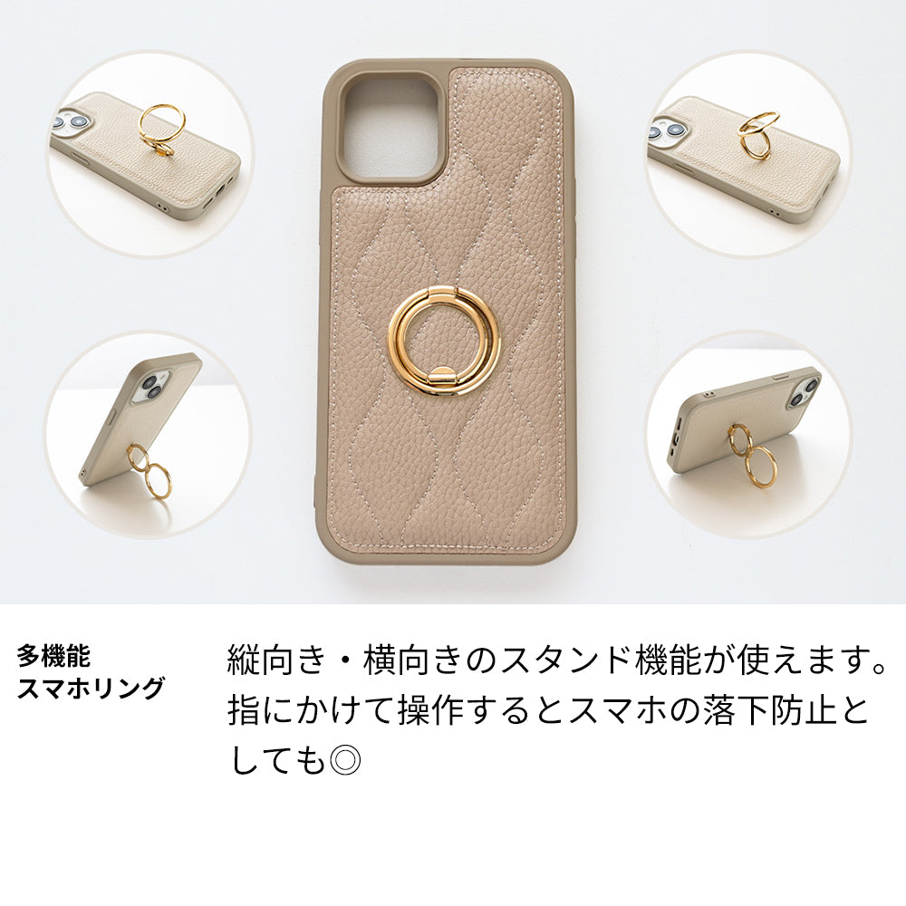 iPhone7 キルティング ウェーブ カラーリアケース