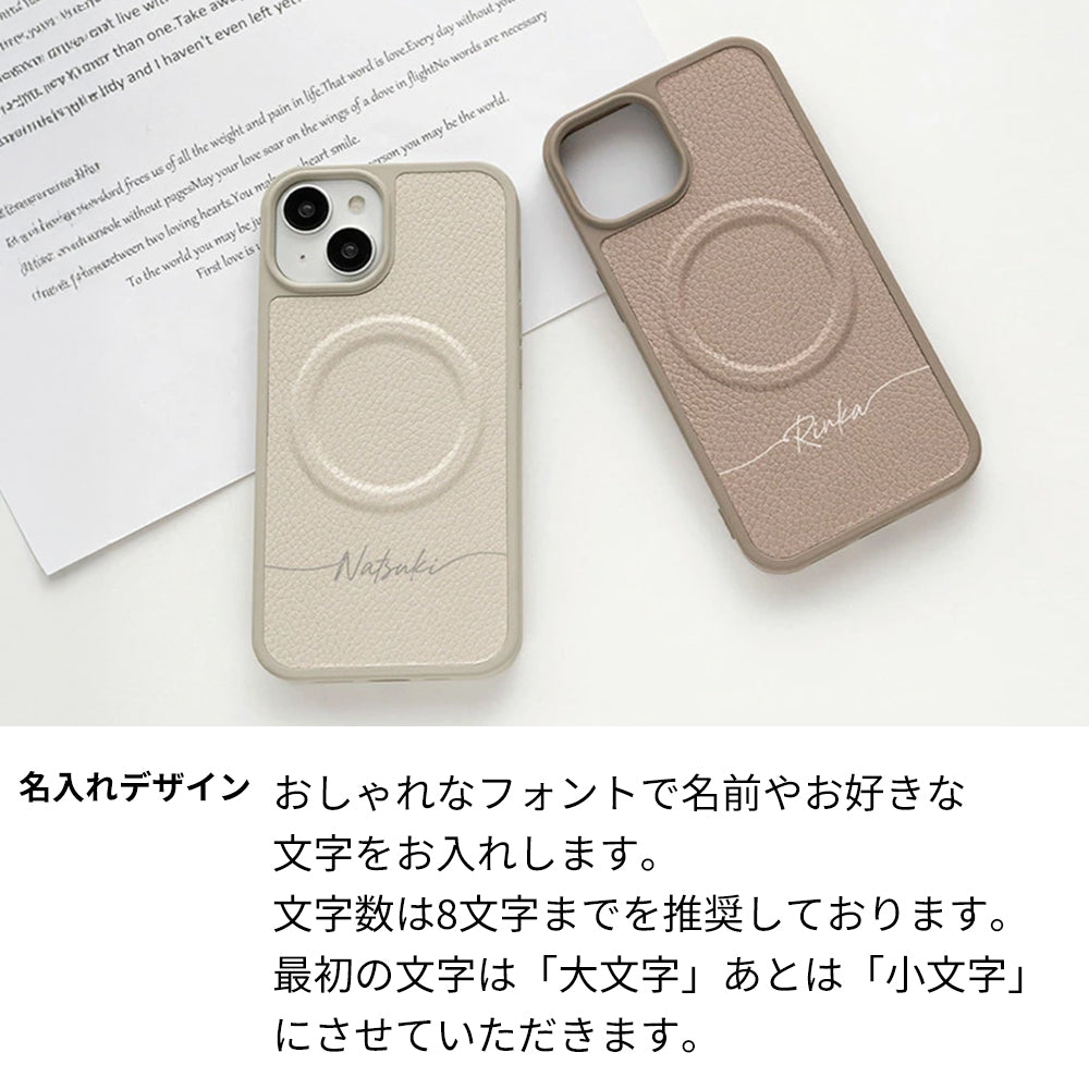 Google Pixel 7a Simple 名入れ MagSafe対応 カラーリアケース マグネット スマホケース