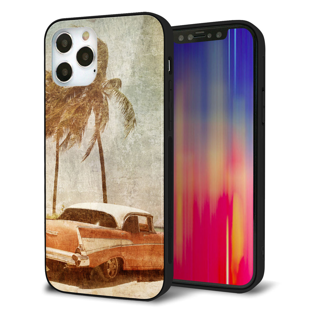iPhone 12 Pro 強化ガラス&TPUスマホケース ガラプリ【620 憧れの時-CAR】