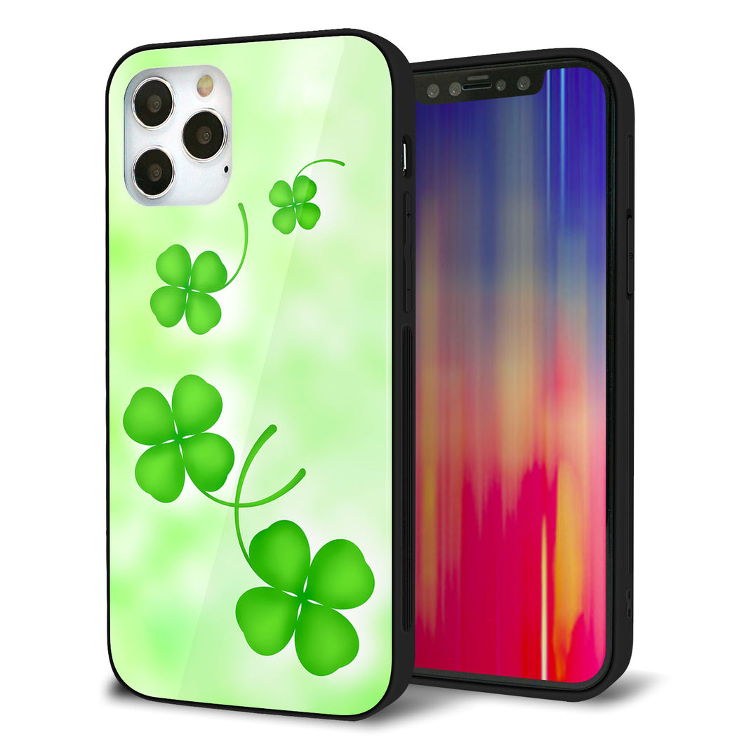 iPhone 12 Pro 強化ガラス&TPUスマホケース ガラプリ【VA819 まいおりる幸運】