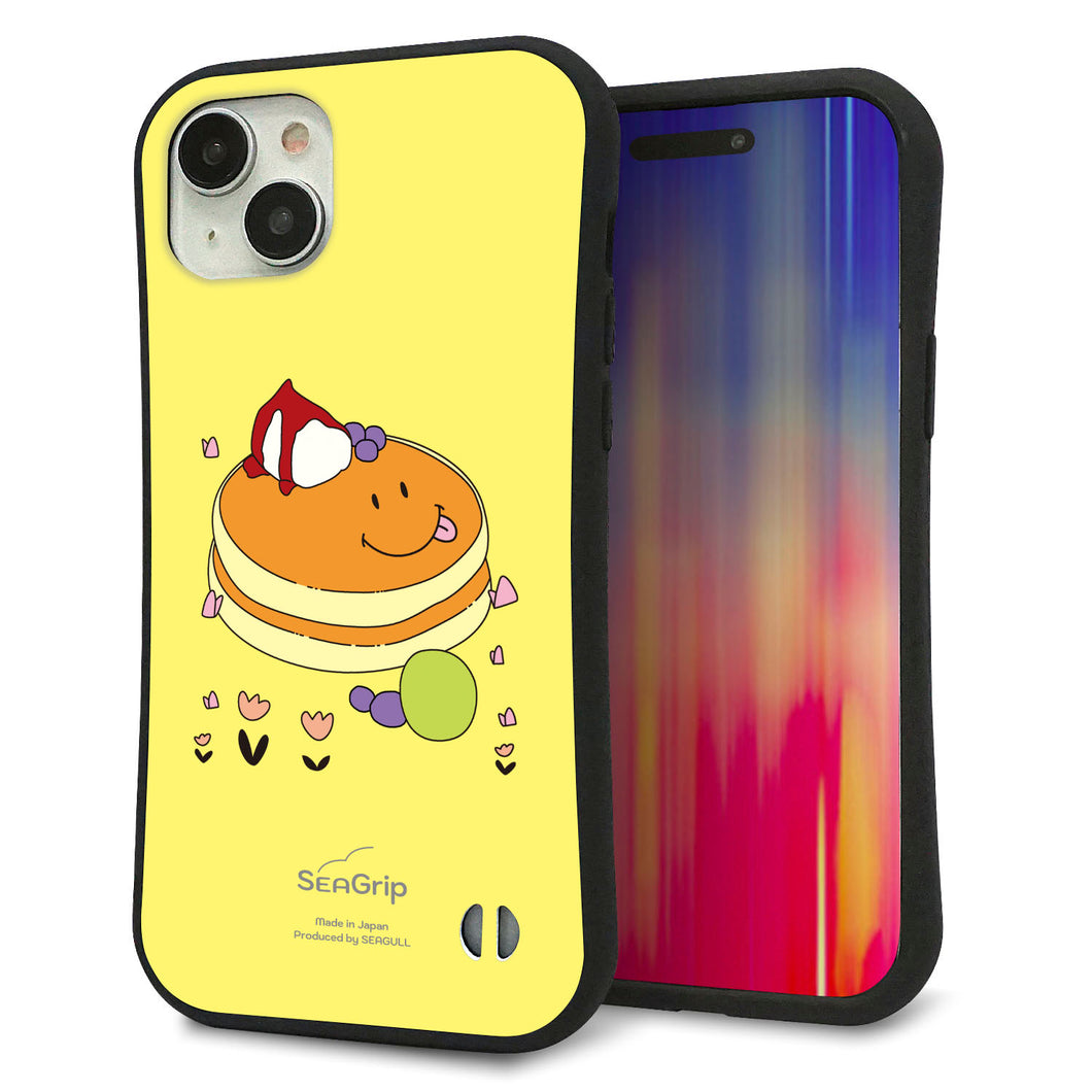 iPhone 15 Plus スマホケース 「SEA Grip」 グリップケース Sライン 【MA901 パンケーキ】 UV印刷