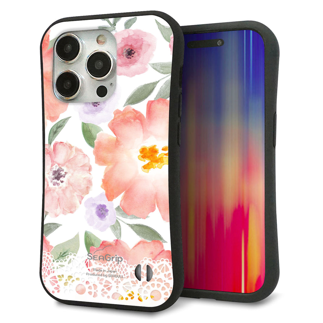 iPhone 15 Pro スマホケース 「SEA Grip」 グリップケース Sライン 【SC944 ドゥ・パフューム2】 UV印刷