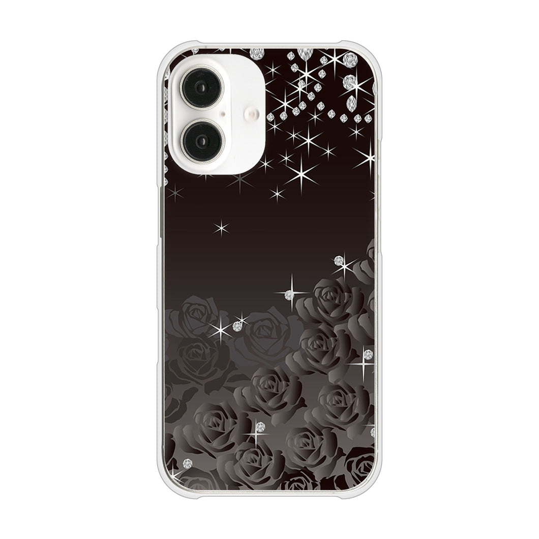 iPhone16 高画質仕上げ 背面印刷 ハードケースロマンチックなバラ