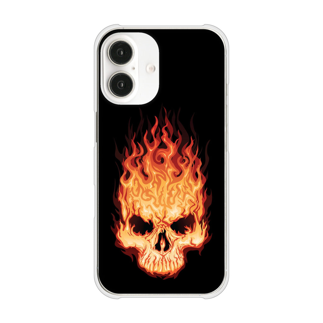 iPhone 16 364 ドクロの怒り ハードケース 背面印刷