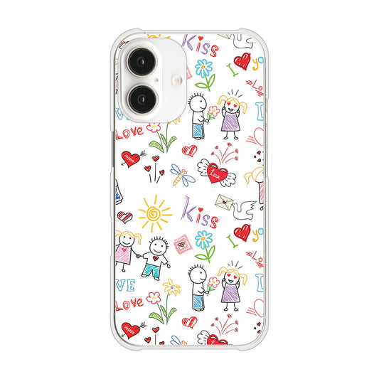iPhone16 高画質仕上げ 背面印刷 ハードケースカップル&ファミリー