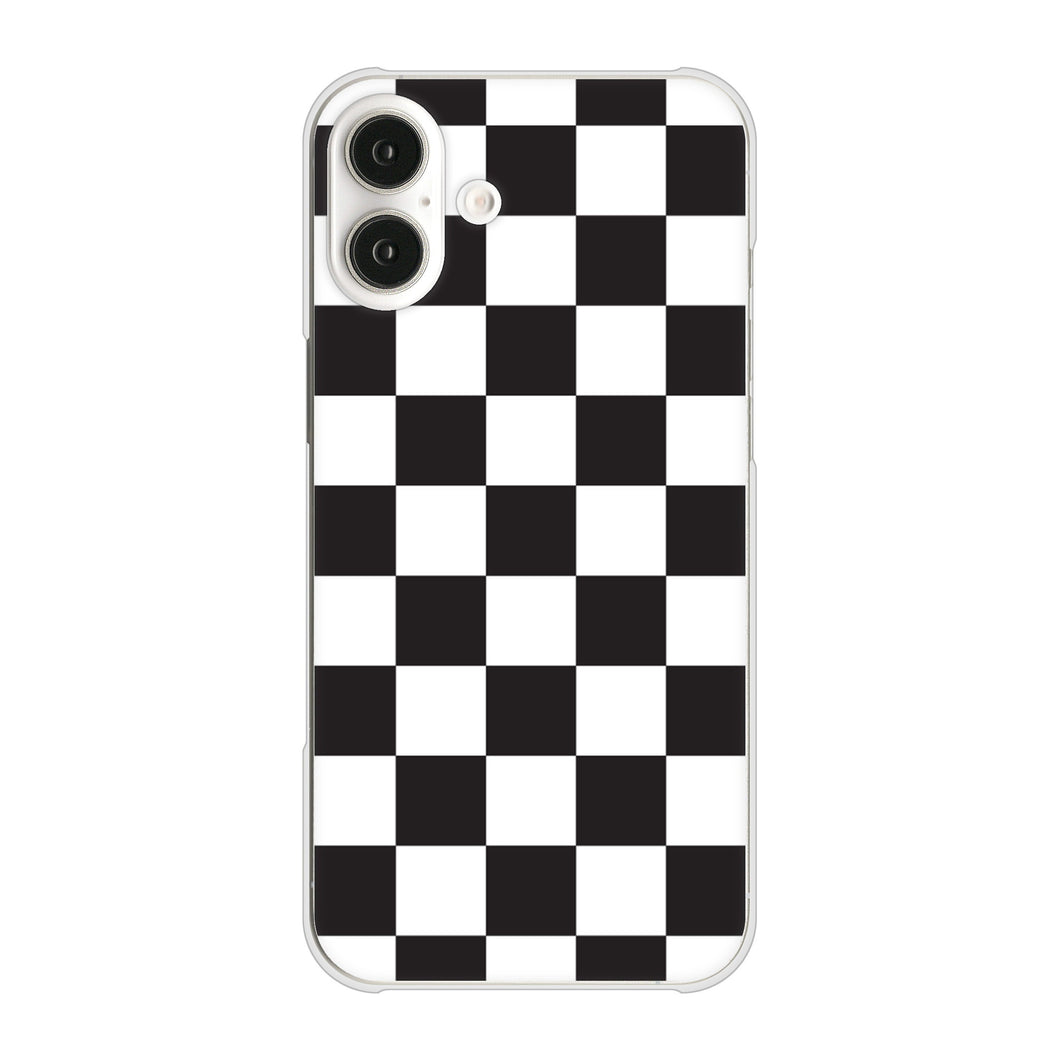 iPhone 16 Plus 151 フラッグチェック ハードケース 背面印刷