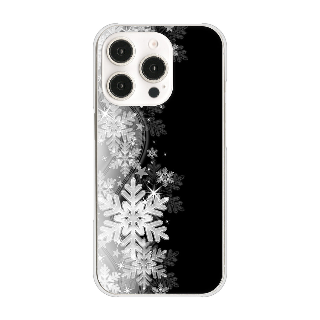 iPhone 16 Pro 603 白銀と闇 ハードケース 背面印刷