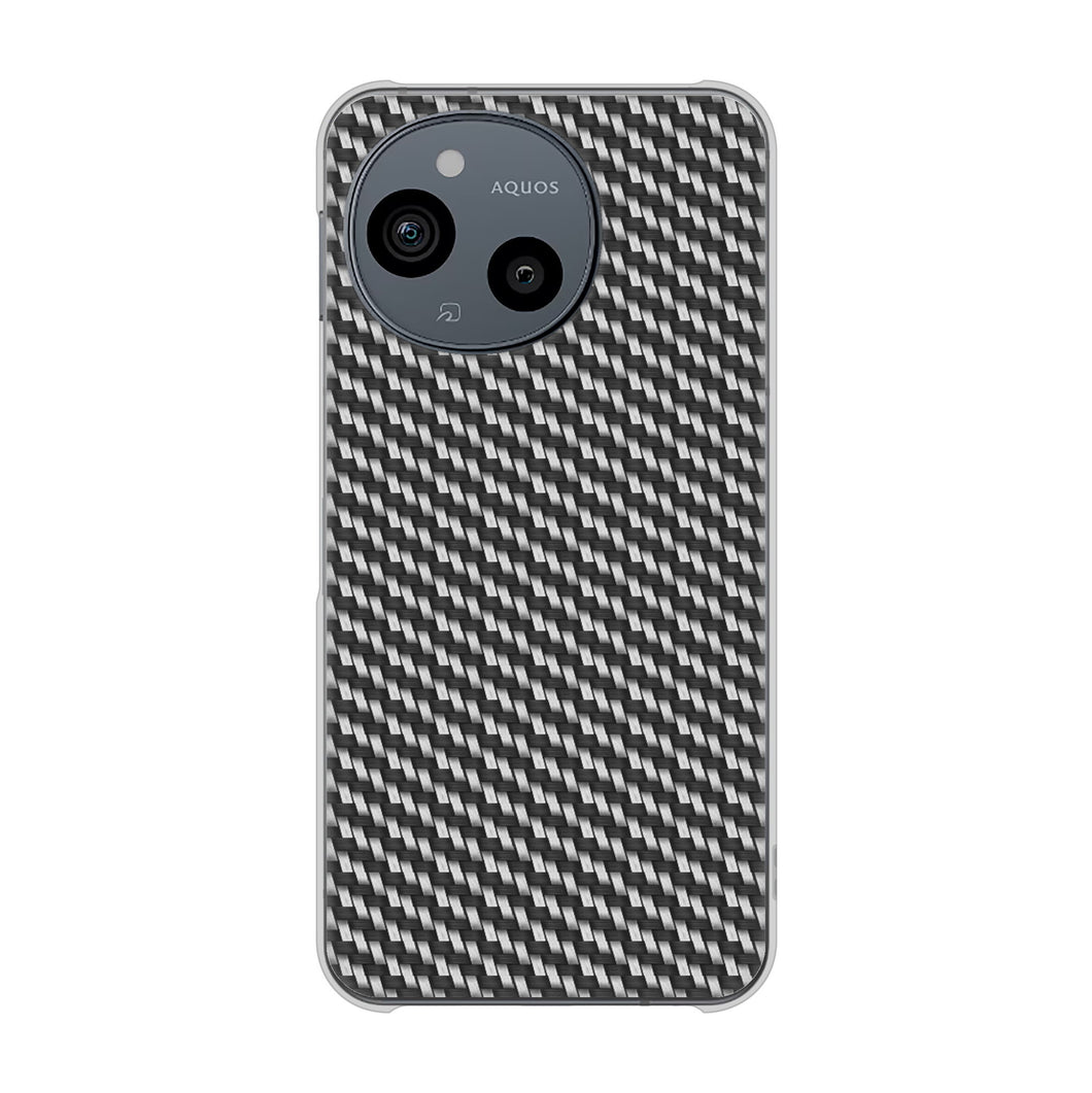 AQUOS sense9 SH-53E docomo 高画質仕上げ 背面印刷 ハードケースカーボン