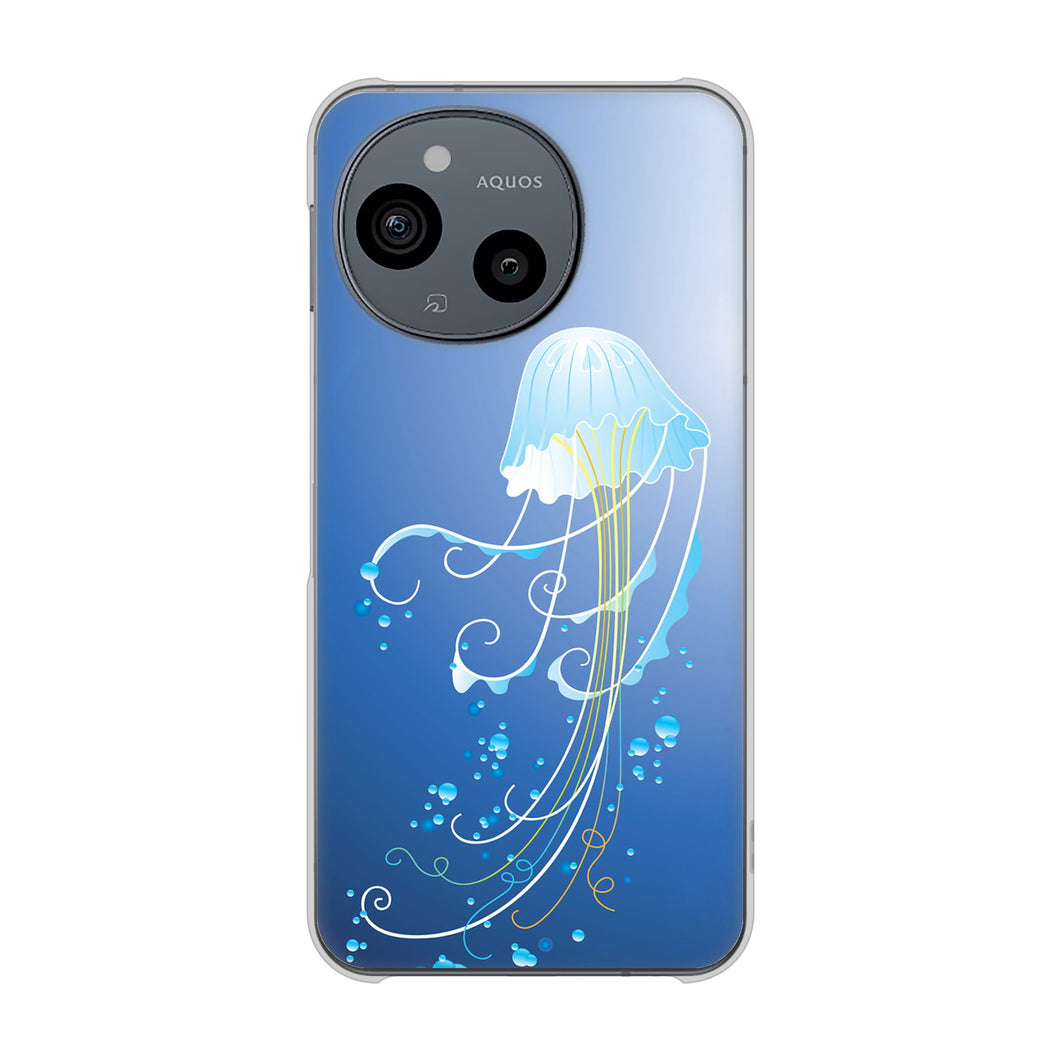AQUOS sense9 SH-M29 362 ジェリーフィシュ ハードケース 背面印刷
