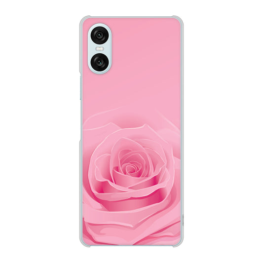 Xperia 10 VI SOG14 au 高画質仕上げ 背面印刷 ハードケースバラ