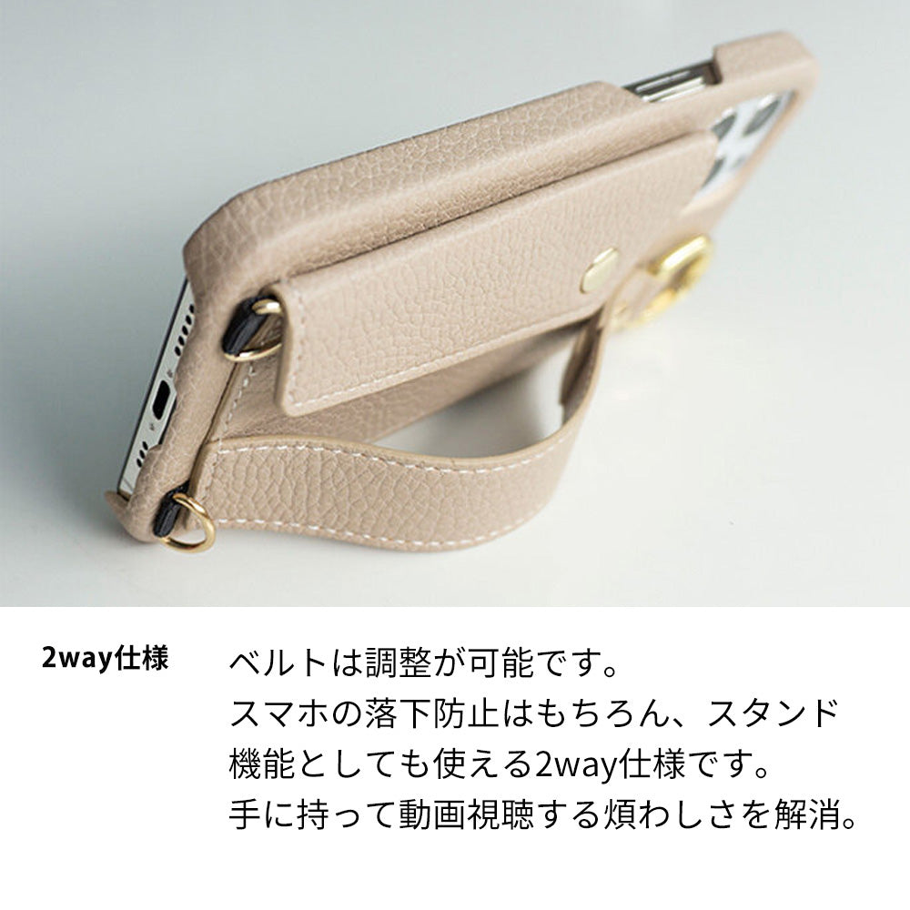 Xperia Ace III A203SO Y!mobile スマホショルダー スマホケース ベルト付き ストラップ付 落下防止 カードポケット