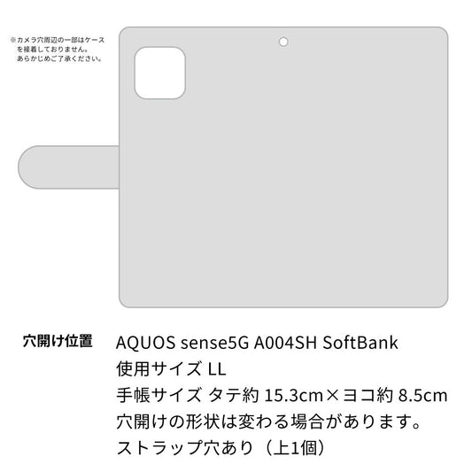 SoftBank アクオスセンス5G A004SH 高画質仕上げ プリント手帳型ケース(通常型)【SC947 ドゥ・パフューム5】