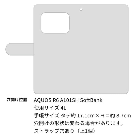 アクオスR6 A101SH 高画質仕上げ プリント手帳型ケース(通常型)【SC943 ドゥ・パフューム1】