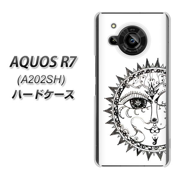 AQUOS R7 A202SH SoftBank 207 太陽神 ハードケース 背面印刷