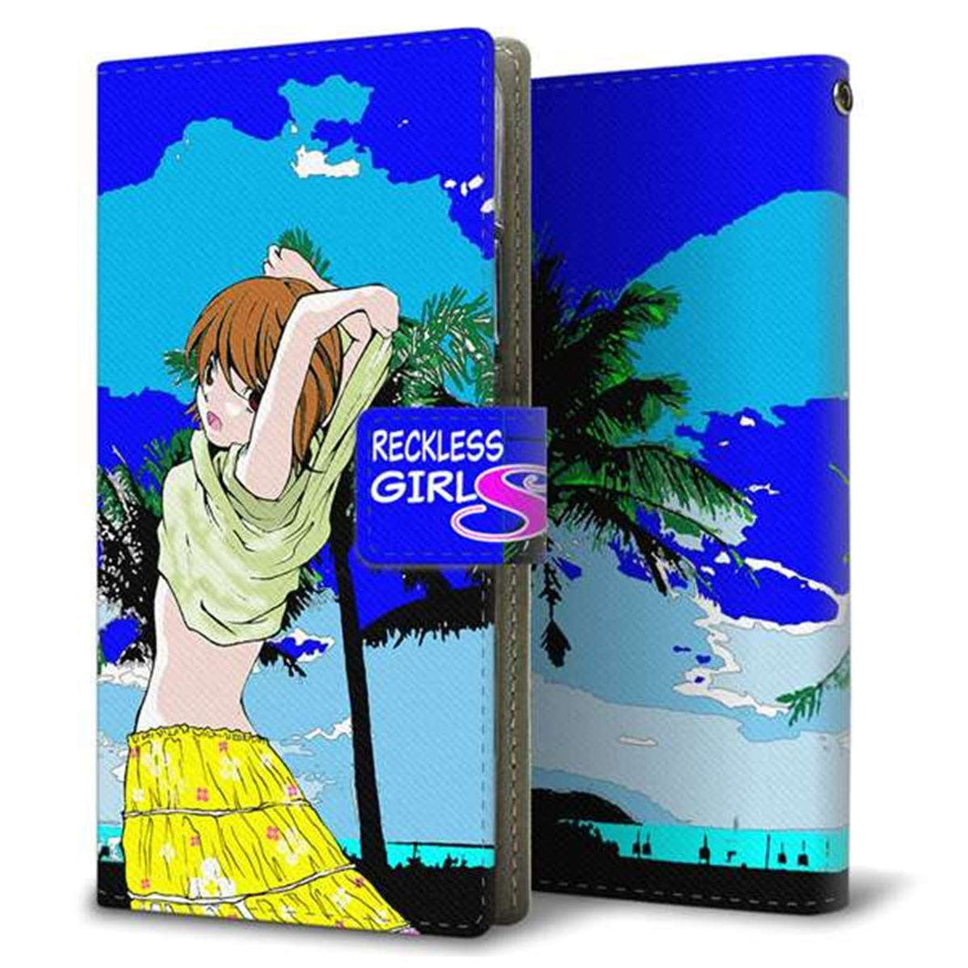 アローズ M03 画質仕上げ プリント手帳型ケース(薄型スリム)【YC973 ピンナップガール04】