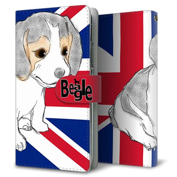 Xiaomi(シャオミ)Redmi Note 9s 高画質仕上げ プリント手帳型ケース(通常型)【YD864 ビーグル05】