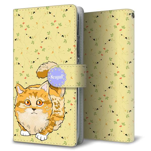 au アクオス センス3 ベーシック SHV48 高画質仕上げ プリント手帳型ケース(通常型)【YE878 らぶねこ09】