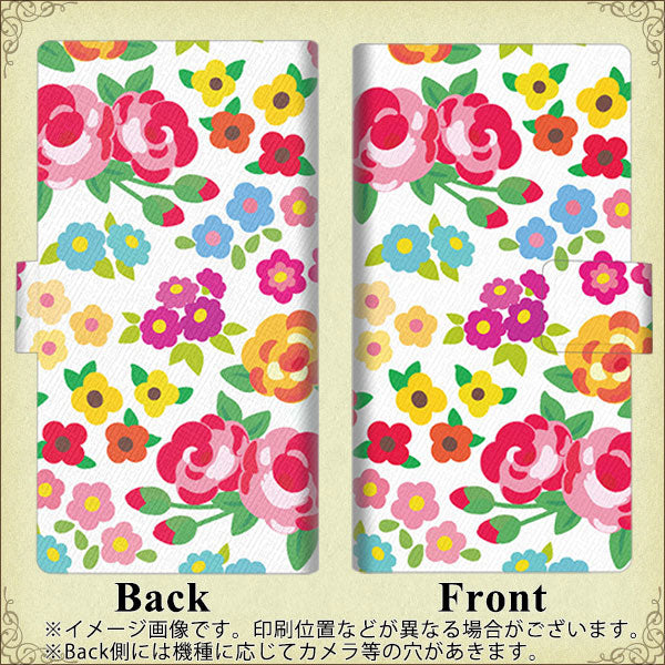 SoftBank ディグノG 602KC 画質仕上げ プリント手帳型ケース(薄型スリム)【776 5月のフラワーガーデン】