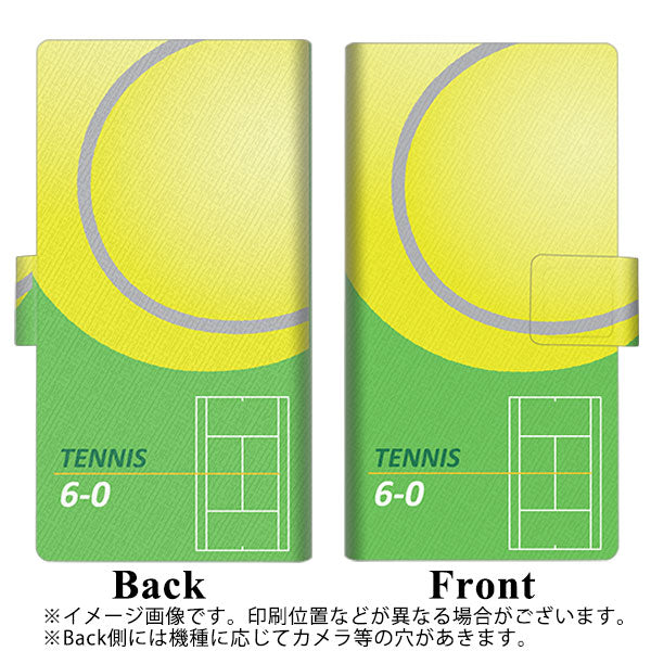 Y!mobile アンドロイドワン S1 画質仕上げ プリント手帳型ケース(薄型スリム)【IB920 TENNIS】