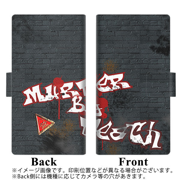 docomo アローズ ビー F-04K 画質仕上げ プリント手帳型ケース(薄型スリム)【YA924 MURDER04】