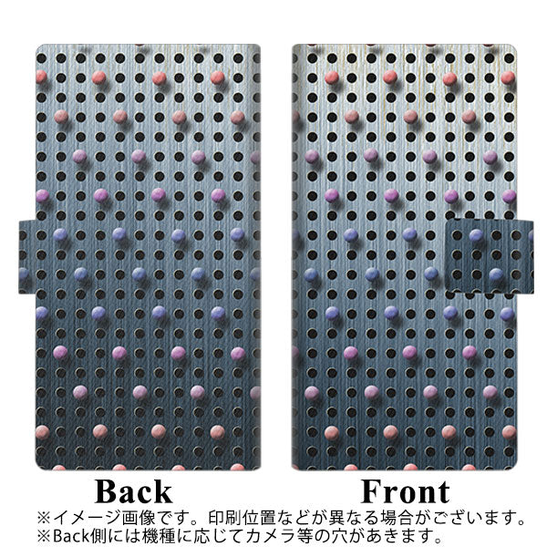 au エクスペリア XZs SOV35 画質仕上げ プリント手帳型ケース(薄型スリム)【YA926 dot02】