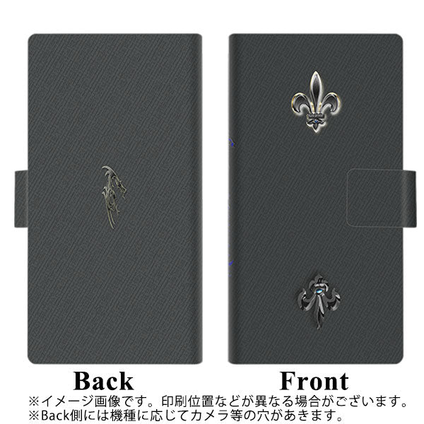 au エクスペリア10 III SOG04 画質仕上げ プリント手帳型ケース(薄型スリム)【YC919 ダブルフレアs】