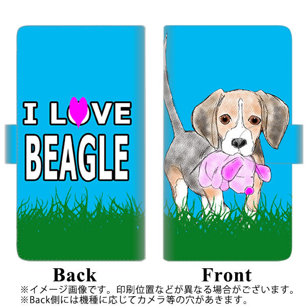 iPhone14 Pro Max 高画質仕上げ プリント手帳型ケース(通常型)【YD863 ビーグル04】